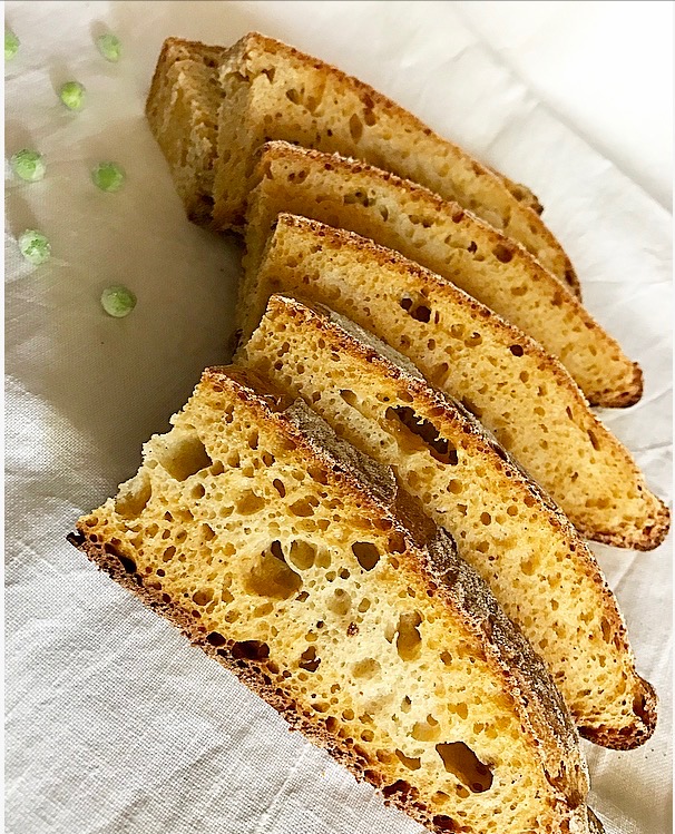 Pane con farina di piselli