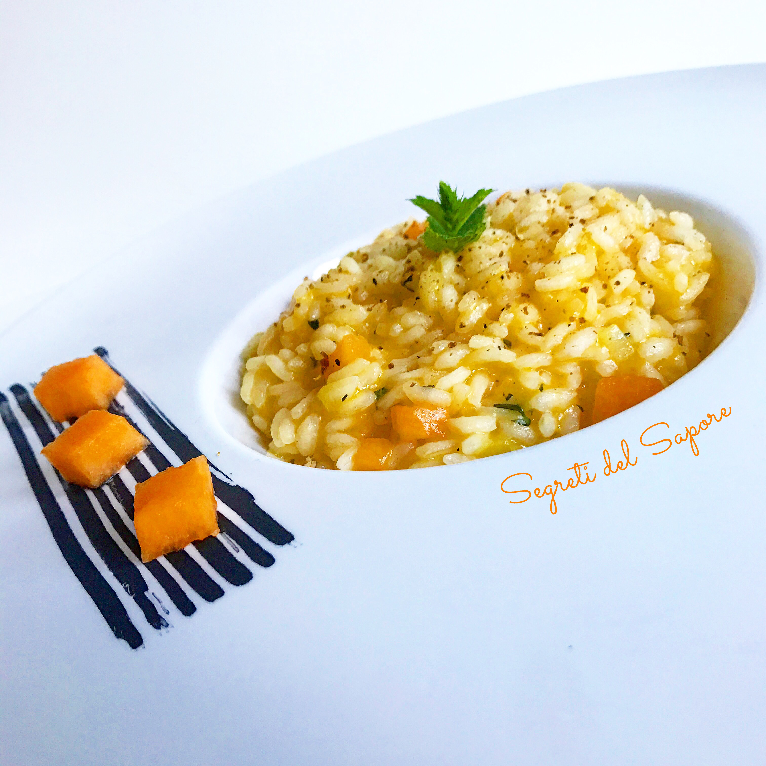 Risotto al melone e zenzero