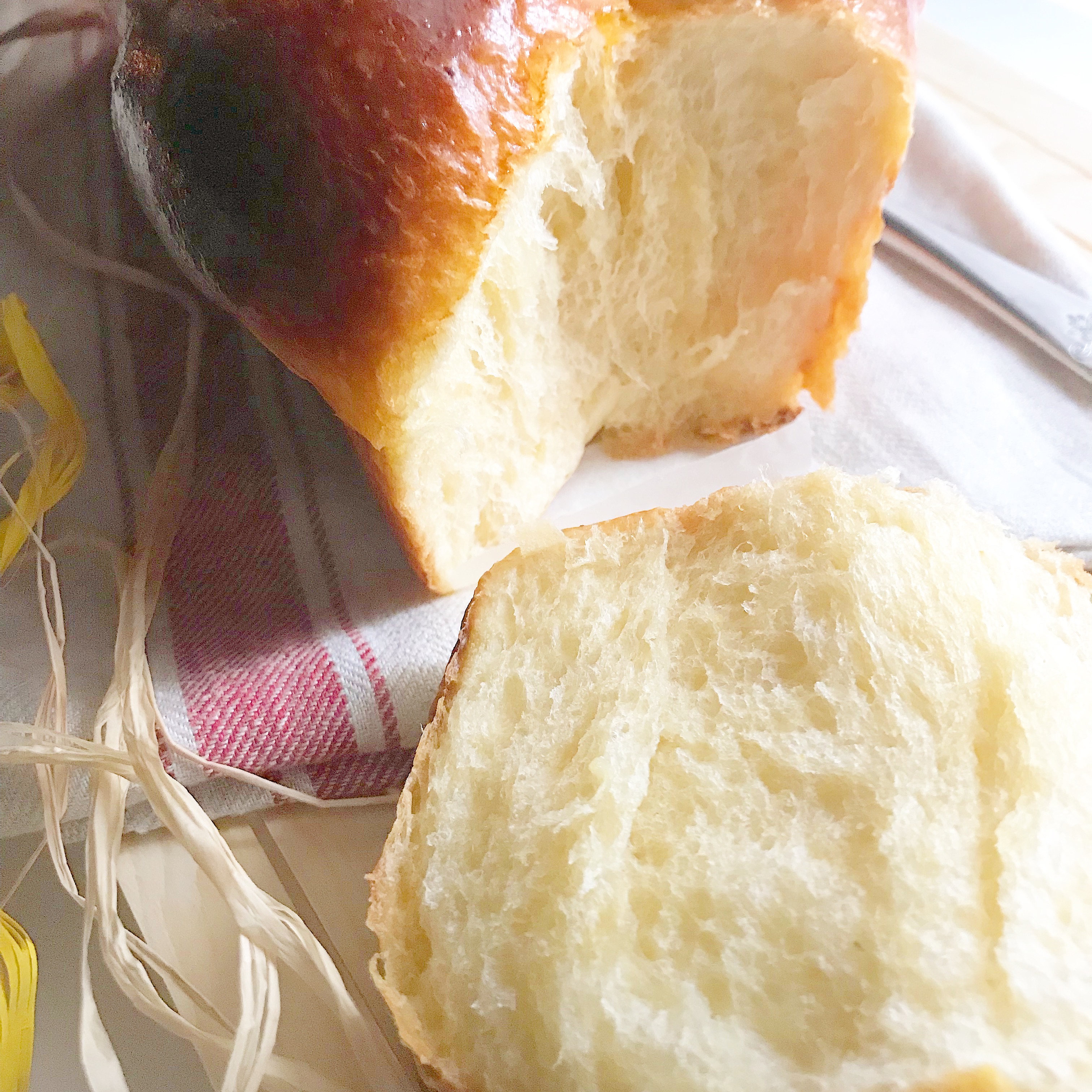 Brioche alla vaniglia e yogurt con esubero di pasta madre