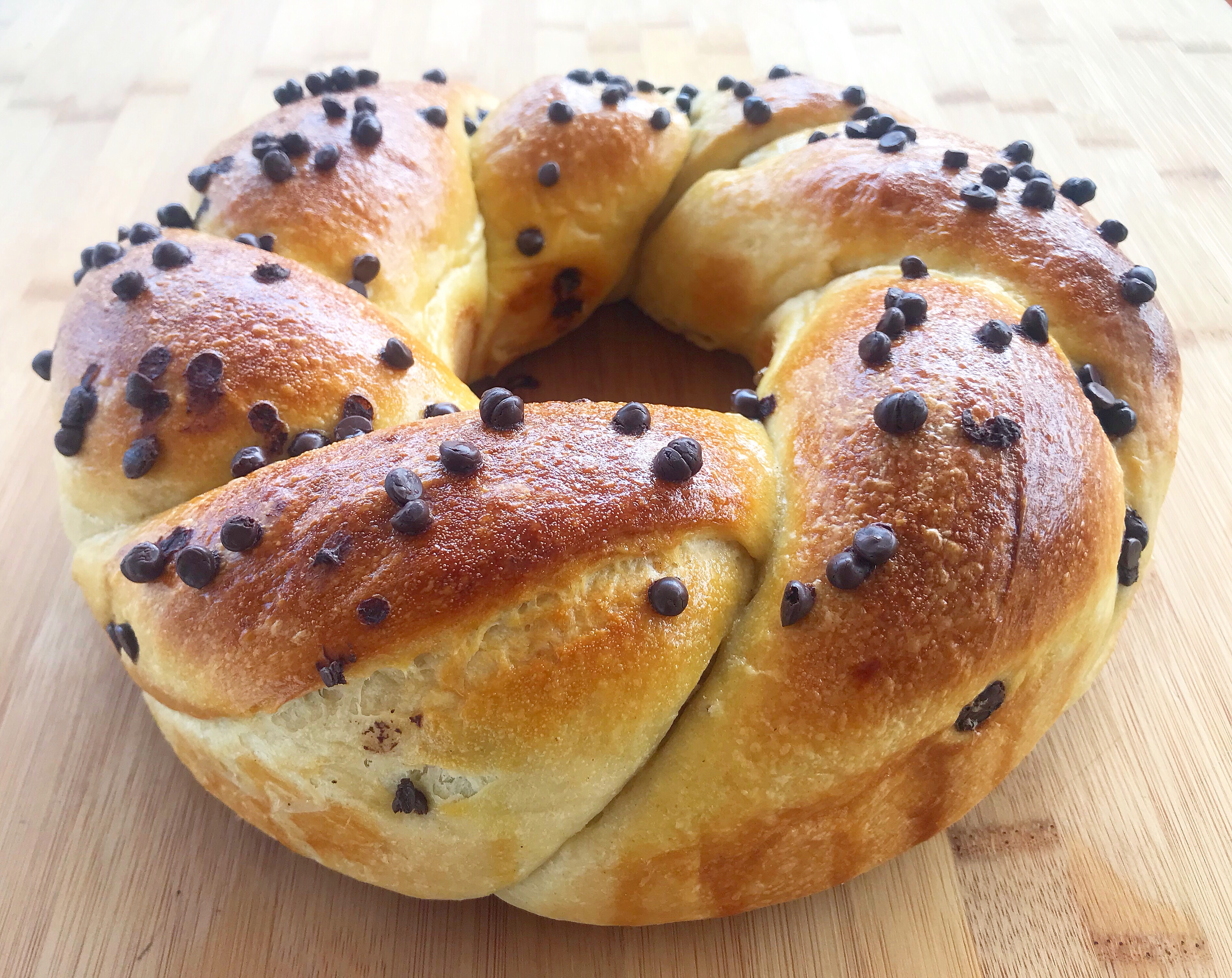 Pan Brioche al mascarpone e cioccolato